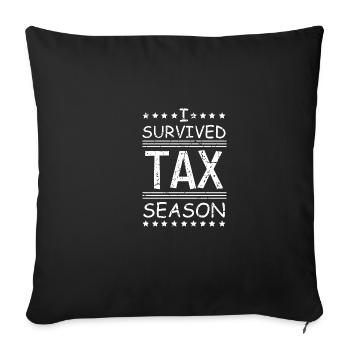 Tax Season Auditors Poison - Sofa pillowcase 17,3'' x 17,3'' (45 x 45 cm) - black - Front