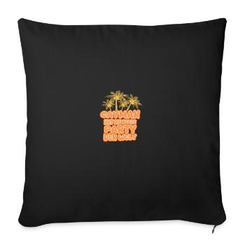 Holiday Holidays - Sofa pillowcase 17,3'' x 17,3'' (45 x 45 cm) - black - Front