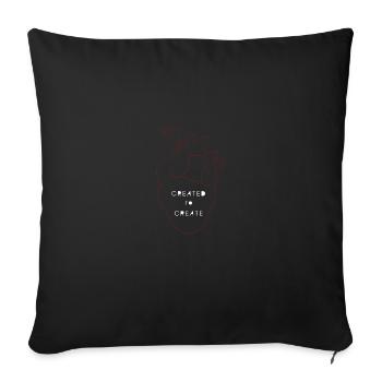 Maler Handwerker Beruf Spruch Geschenk - Sofakissenbezug 45 x 45 cm - Schwarz - Vorne
