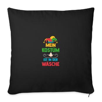 Carnival Costume Carnival - Sofa pillowcase 17,3'' x 17,3'' (45 x 45 cm) - black - Front