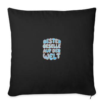 Vocation Journeyman - Sofa pillowcase 17,3'' x 17,3'' (45 x 45 cm) - black - Front