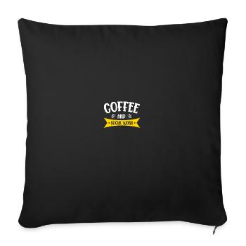 School Social Worker - Sofa pillowcase 17,3'' x 17,3'' (45 x 45 cm) - black - Front