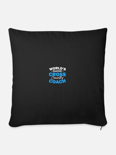 Cross Country Trainer - Sofakissenbezug 45 x 45 cm - Schwarz