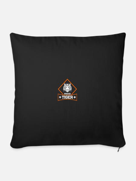 Scouting Pfadfinder - Sofakissenbezug 45 x 45 cm - Schwarz