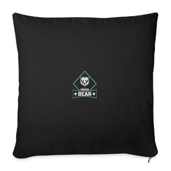 Scouting Pfadfinder - Sofakissenbezug 45 x 45 cm - Schwarz - Vorne
