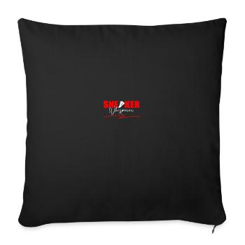 Shoe Collector Sneaker Collector Sneakerhead - Sofa pillowcase 17,3'' x 17,3'' (45 x 45 cm) - black - Front