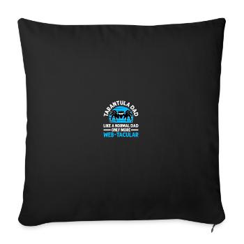 Spider Lovers Tarantula Owners - Sofa pillowcase 17,3'' x 17,3'' (45 x 45 cm) - black - Front