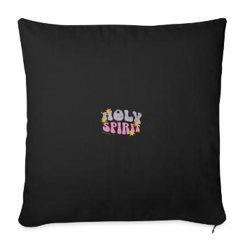 Saint- Gods Apparel Co - Housse de coussin décorative 45 x 45 cm - noir - Devant