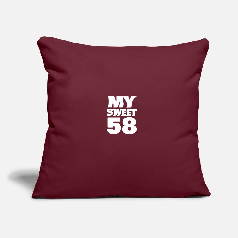 Age 58 Sofa pillowcase 17,3'' x 17,3'' (45 x 45 cm)