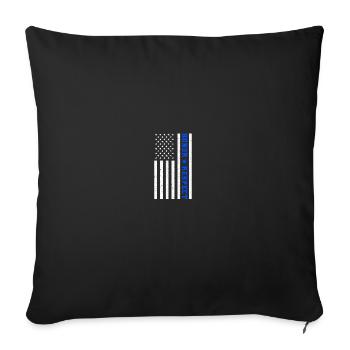 Honor Respect Law Enforcement - Sofakissenbezug 45 x 45 cm - Schwarz - Vorne