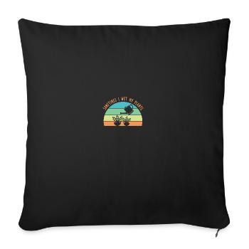 Support Plant - Sometimes I Wet My Plants - Sofakissenbezug 45 x 45 cm - Schwarz - Vorne