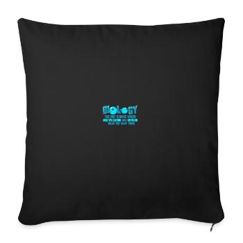 Microbiology Teacher - Virus Gene Biology - Sofakissenbezug 45 x 45 cm - Schwarz - Vorne
