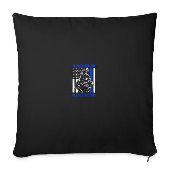 Go Ahead Run He Likes Fast Food - Sofakissenbezug 45 x 45 cm - Schwarz - Vorne
