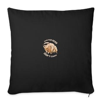 Microbiology Teacher Tardigrade - Water Bear Don't - Sofakissenbezug 45 x 45 cm - Schwarz - Vorne