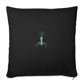 Microbiology Virus - Sofakissenbezug 45 x 45 cm - Schwarz - Vorne