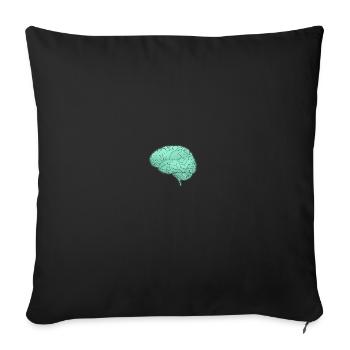 Human Anatomy Brain Halloween - Sofakissenbezug 45 x 45 cm - Schwarz - Vorne