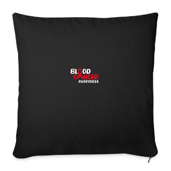 Blood Cancer Awareness - Sofakissenbezug 45 x 45 cm - Schwarz - Vorne