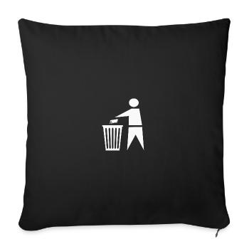Choose ReaL Life - Sofakissenbezug 45 x 45 cm - Schwarz - Vorne