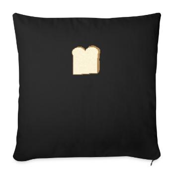 Toast - Sofakissenbezug 45 x 45 cm - Schwarz - Vorne