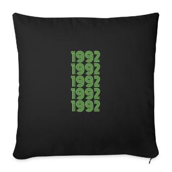 Sport 1992 - Housse de coussin décorative 45 x 45 cm - noir - Devant