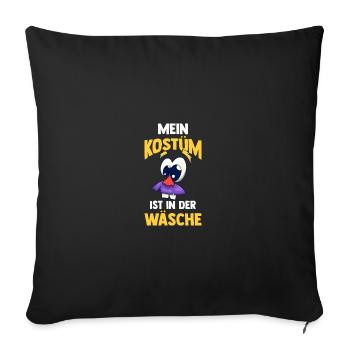 Carnival Costume Carnival - Sofa pillowcase 17,3'' x 17,3'' (45 x 45 cm) - black - Front