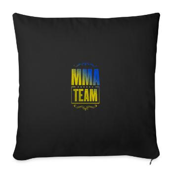 Mma Crew - Sofa pillowcase 17,3'' x 17,3'' (45 x 45 cm) - black - Front