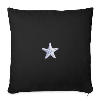 Delicate Starfish Watercolor - Sofa pillowcase 17,3'' x 17,3'' (45 x 45 cm) - black - Front