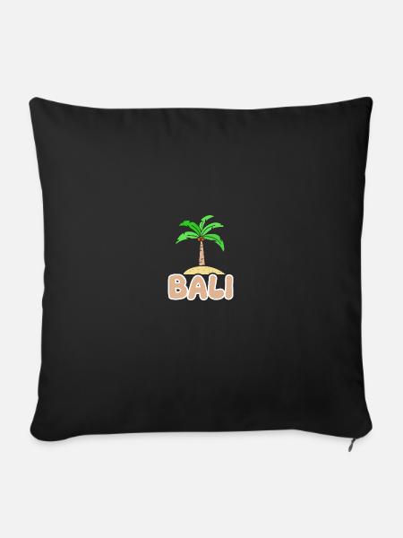 Bali Bali - Sofakissenbezug 45 x 45 cm - Schwarz