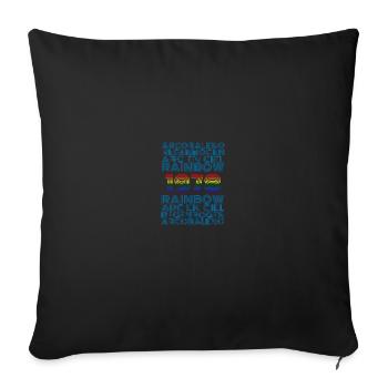 1978 - Sofa pillowcase 17,3'' x 17,3'' (45 x 45 cm) - black - Front