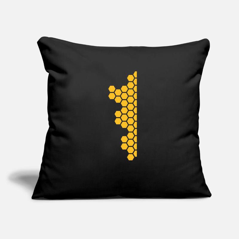 Honeycombs Pattern Housse de coussin décorative 45 x 45 cm