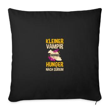 Costume d’Halloween Chauve-souris Halloween - Housse de coussin décorative 45 x 45 cm - noir - Devant