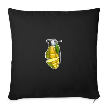 Tactical Lemon Lover - Sofakissenbezug 45 x 45 cm - Schwarz - Vorne