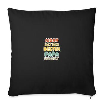 Bébé Aidan - Housse de coussin décorative 45 x 45 cm - noir - Devant