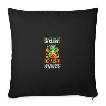 Halloween Costume Dragon Halloween - Sofa pillowcase 17,3'' x 17,3'' (45 x 45 cm) - black - Front
