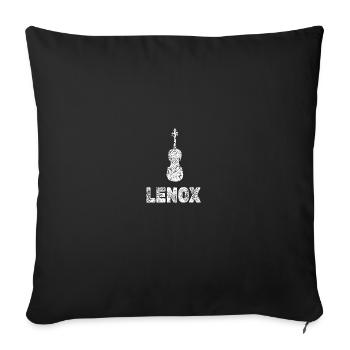Lenox en tant qu’alto - Housse de coussin décorative 45 x 45 cm - noir - Devant