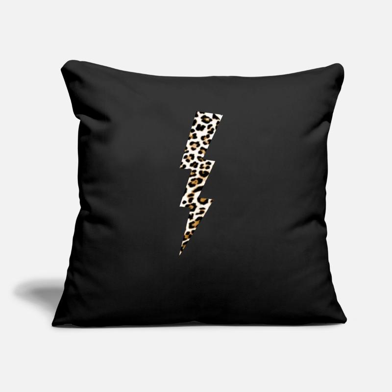 Léopard Flash Housse de coussin décorative 45 x 45 cm
