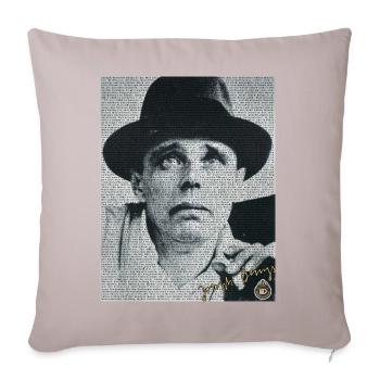 LiD - Joseph Beuys Special Edition - Sofa pillowcase 17,3'' x 17,3'' (45 x 45 cm) - light taupe - Front