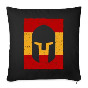 Gladiator Spain - Flag - Sofa pillowcase 17,3'' x 17,3'' (45 x 45 cm) - black - Front
