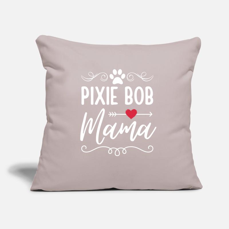 Pixie Bob Chat Maman Pixie Bob Maman Housse de coussin décorative 45 x 45 cm