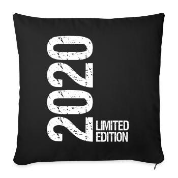 Édition limitée 2020 - Housse de coussin décorative 45 x 45 cm - noir - Devant