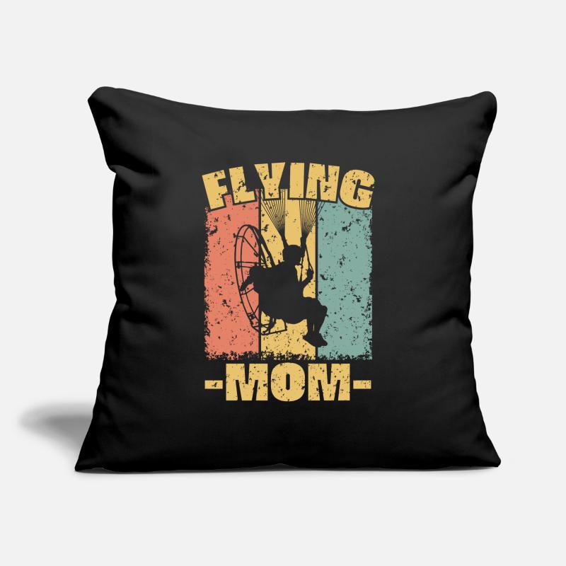Paramotoring Mom Sofa pillowcase 17,3'' x 17,3'' (45 x 45 cm)