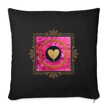 Stargate of Farewell - Sonja Ariel von Staden - Sofa pillowcase 17,3'' x 17,3'' (45 x 45 cm) - black - Front