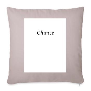 Design de t-shirt tendance. - Housse de coussin décorative 45 x 45 cm - taupe clair - Devant