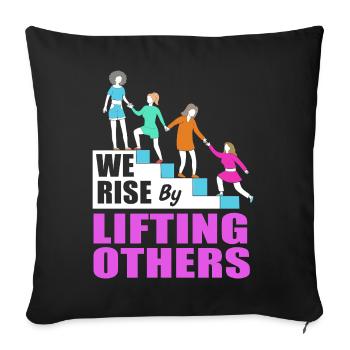 Féminisme Féministe Féministe Journée des Femmes - Housse de coussin décorative 45 x 45 cm - noir - Devant