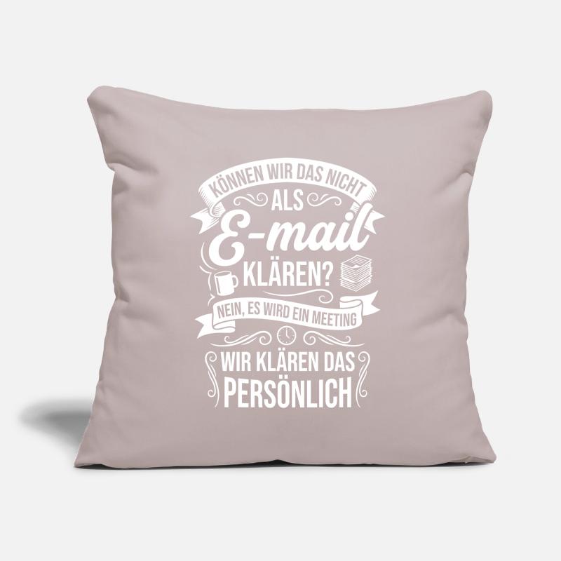 Ne pouvons-nous pas clarifier cela par e-mail ? Housse de coussin décorative 45 x 45 cm