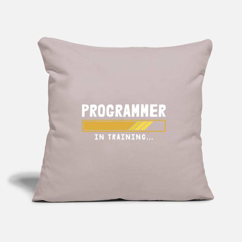 Programmeur Coder Développeur de logiciels Housse de coussin décorative 45 x 45 cm