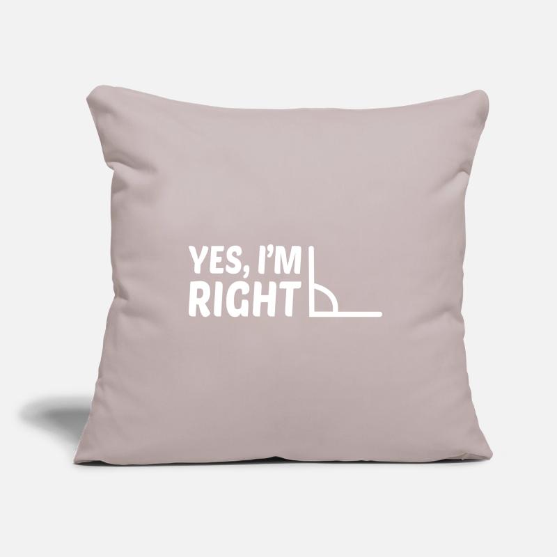 Math Gift Nerd Teacher Math Teacher Math Housse de coussin décorative 45 x 45 cm