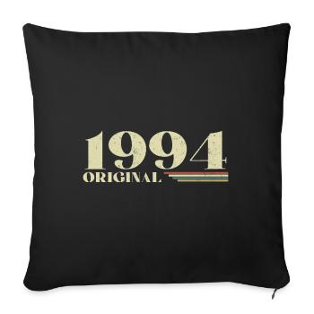 Original 1994 Vintage 1994 Birthday 1994 Retro - Sofa pillowcase 17,3'' x 17,3'' (45 x 45 cm) - black - Front