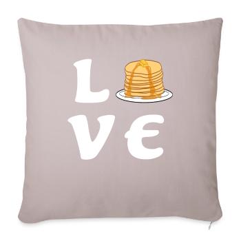 Crêpe Crêpe Crêpe Cadeau - Housse de coussin décorative 45 x 45 cm - taupe clair - Devant
