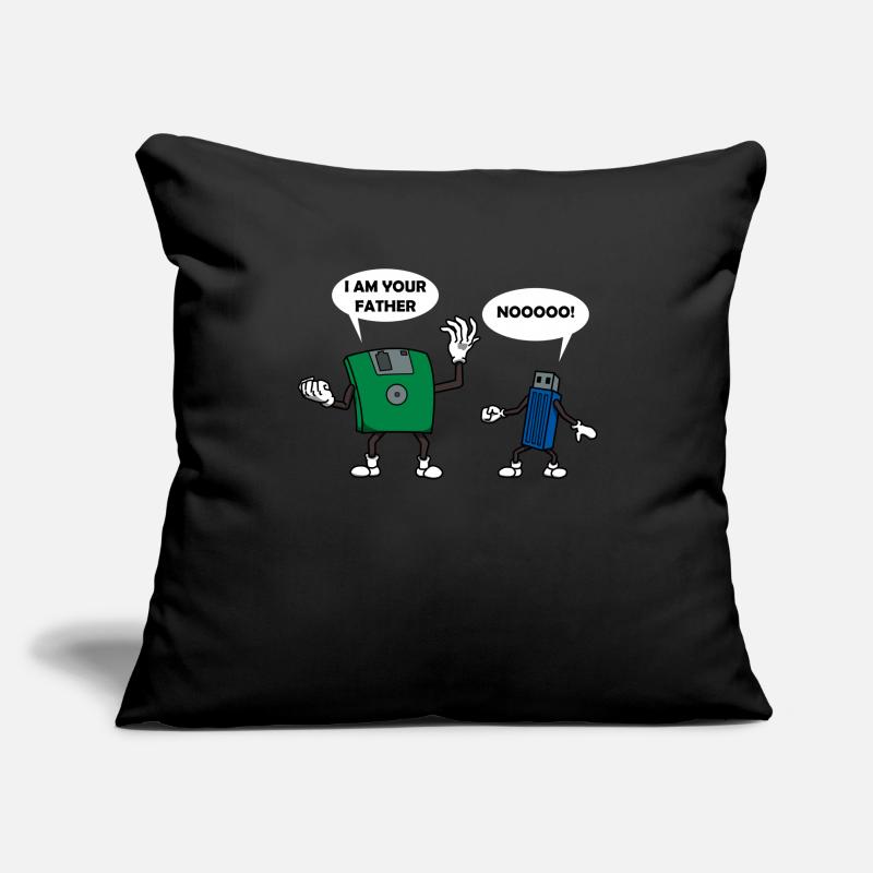 Computer technology floppy disk USB stick gift Sofa pillowcase 17,3'' x 17,3'' (45 x 45 cm)